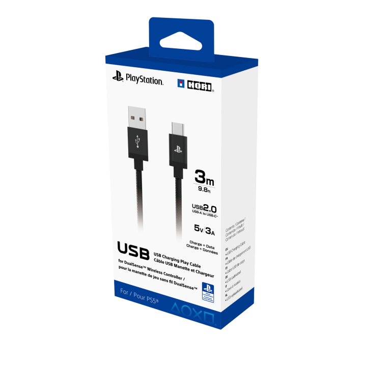 HORI DUALSENSE CONTROLLER CHARGE CABLE