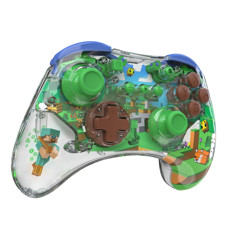 PDP REALMz – Wireless Controller – Minecraft Forest Biome