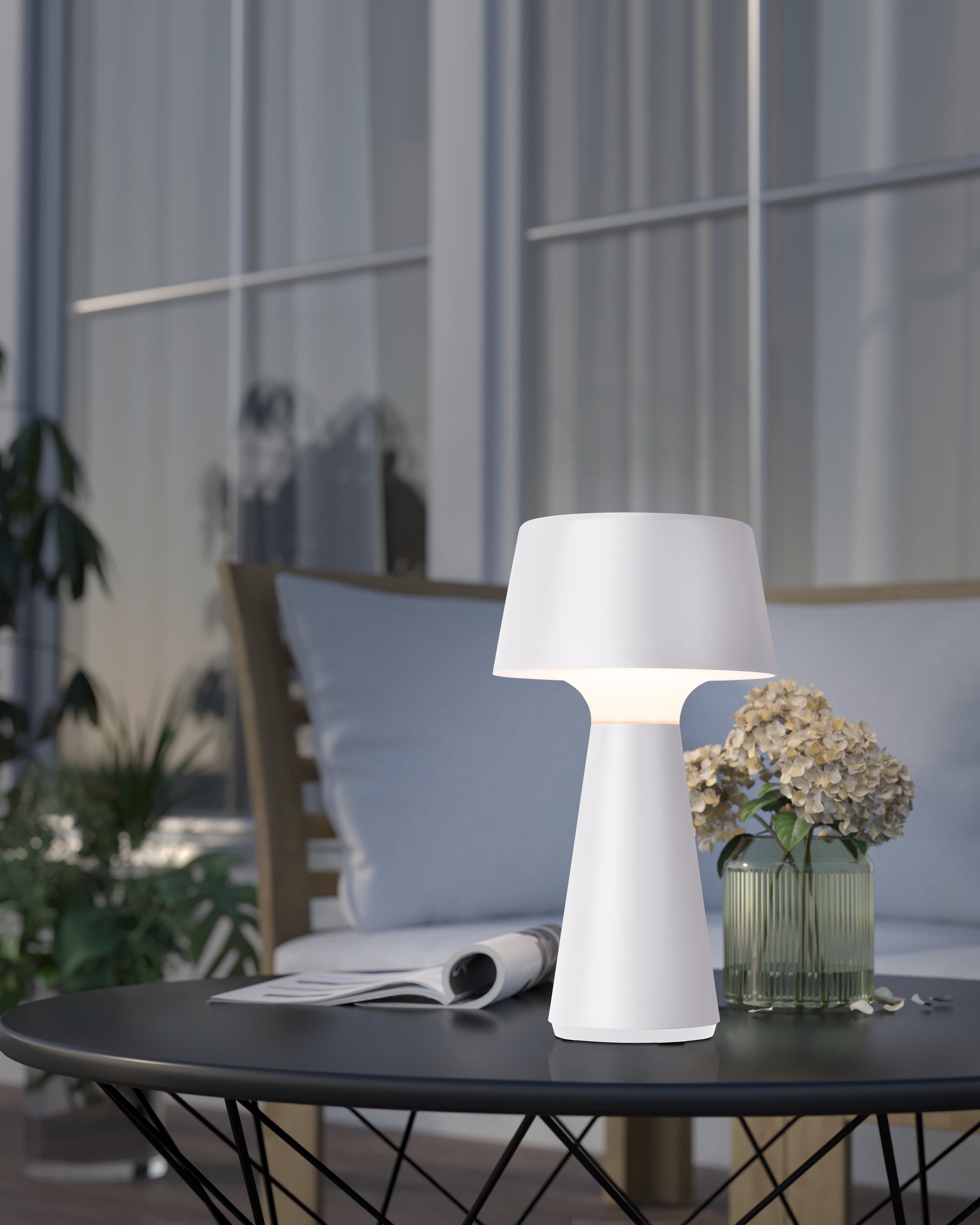 EGLO HUESA Table Lamp – Touch Control & USB-C Charging