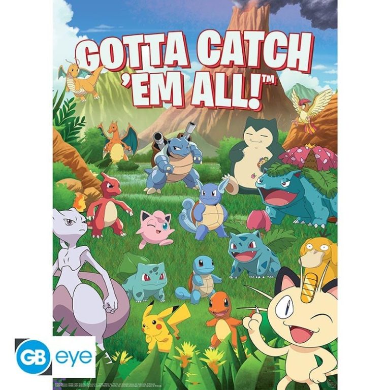 POKEMON – Set 2 Posters – Environments (52×38)