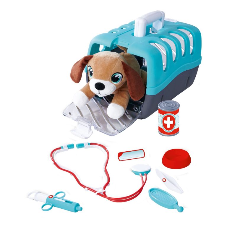 Simba – Plush dog with Veterinary bag (105541003)