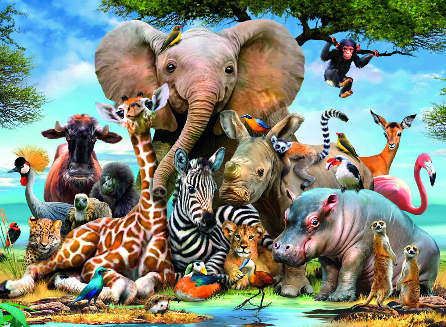Ravensburger - African Friends 300p - 13075
