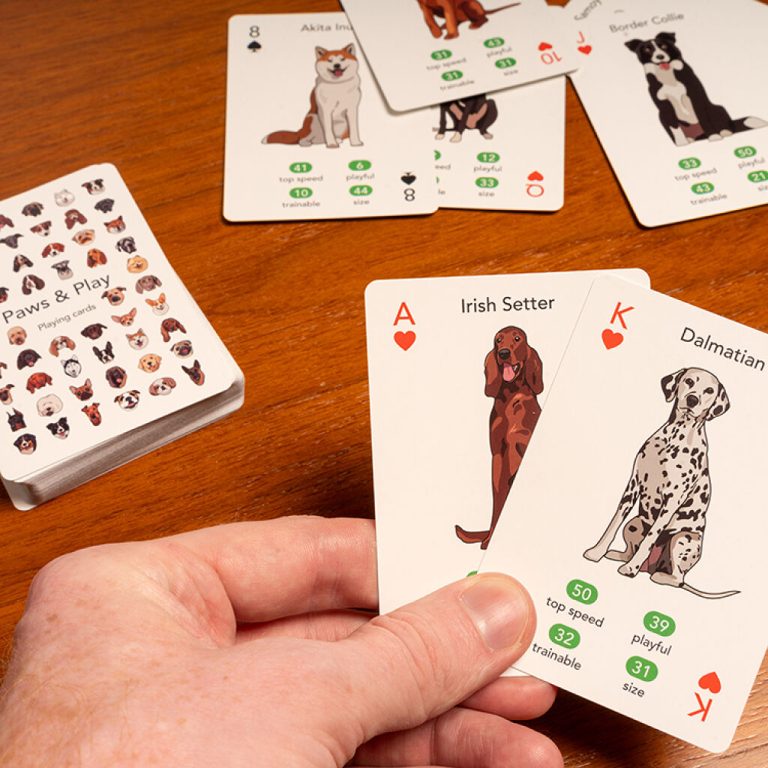 Kikkerland – Paws & Play Playing Cards – (GG274)