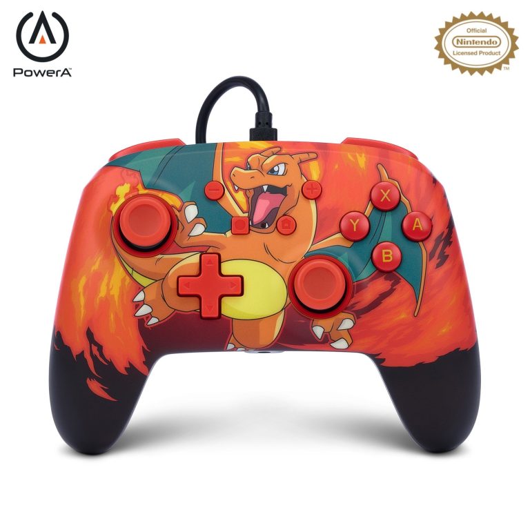 PowerA Enhanced Wired Controller – Nintendo Switch – Charizard Vortex
