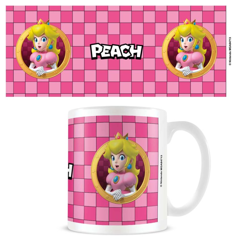 Pyramid International – Mug Super Mario Peach 3D Port – White