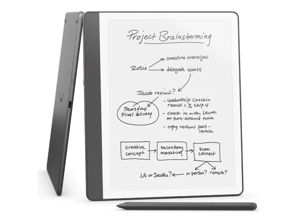 Amazon - Kindle Scribe 2024 16GB Premium Pen Grey