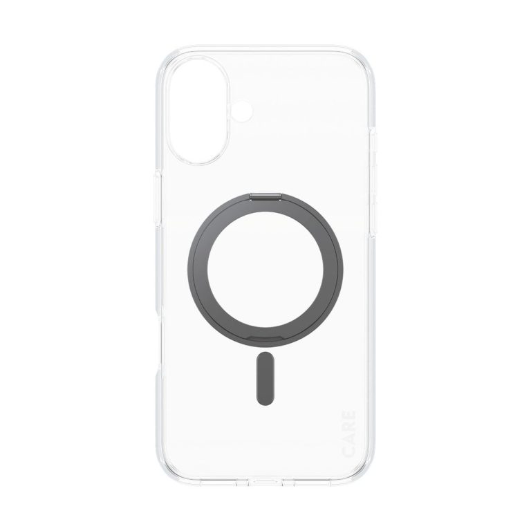 CARE by PanzerGlass – Case – Transparent Black – MagSafe – iPhone 16 Plus