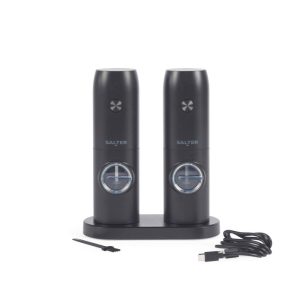 Salter BW14373 Rechargeable Mill Set, Black
