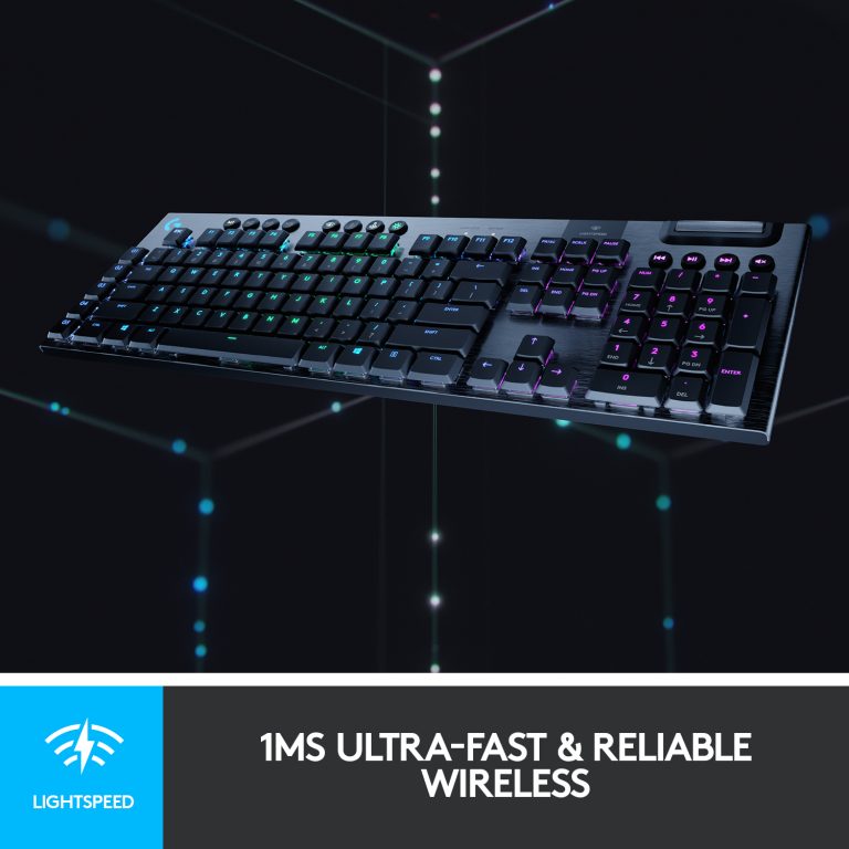 Logitech – G915 Lightspeed Wireless RGB Mechanical Gaming Keyboard Nordic