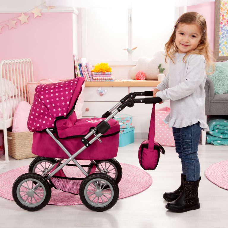 Bayer – Dolls Pram Trendy – Pink (13067AA)