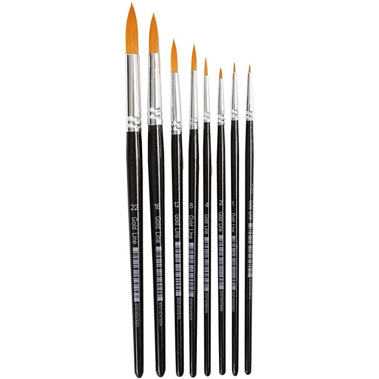 Gold Line Brushes – 8 Stk (10747)