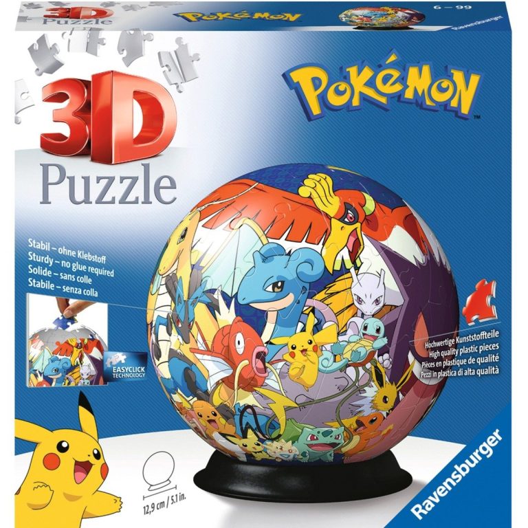 Ravensburger – Pokémon 3D Puzzle-Ball 72p – (10311785)