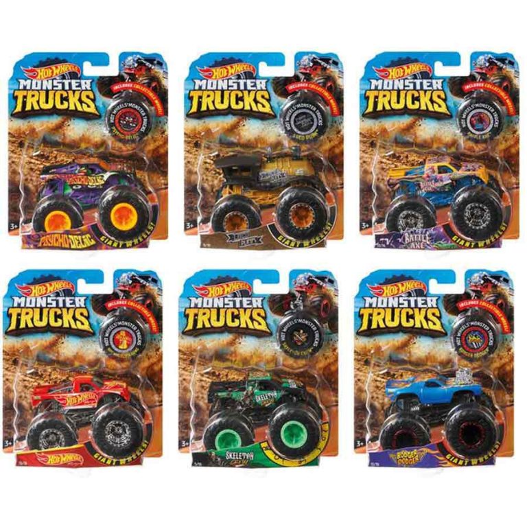 Hot Wheels – Assorted  Monster Trucks 1:64 (FYJ44)