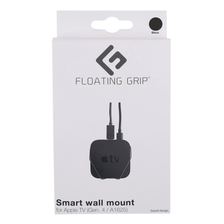 Floating Grip Apple TV Gen. 4 Wall Mount Black