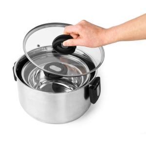 Salter BW14354 Stack-In Stainless Steel 3 Piece (16/22/24 cm) Stockpot Set