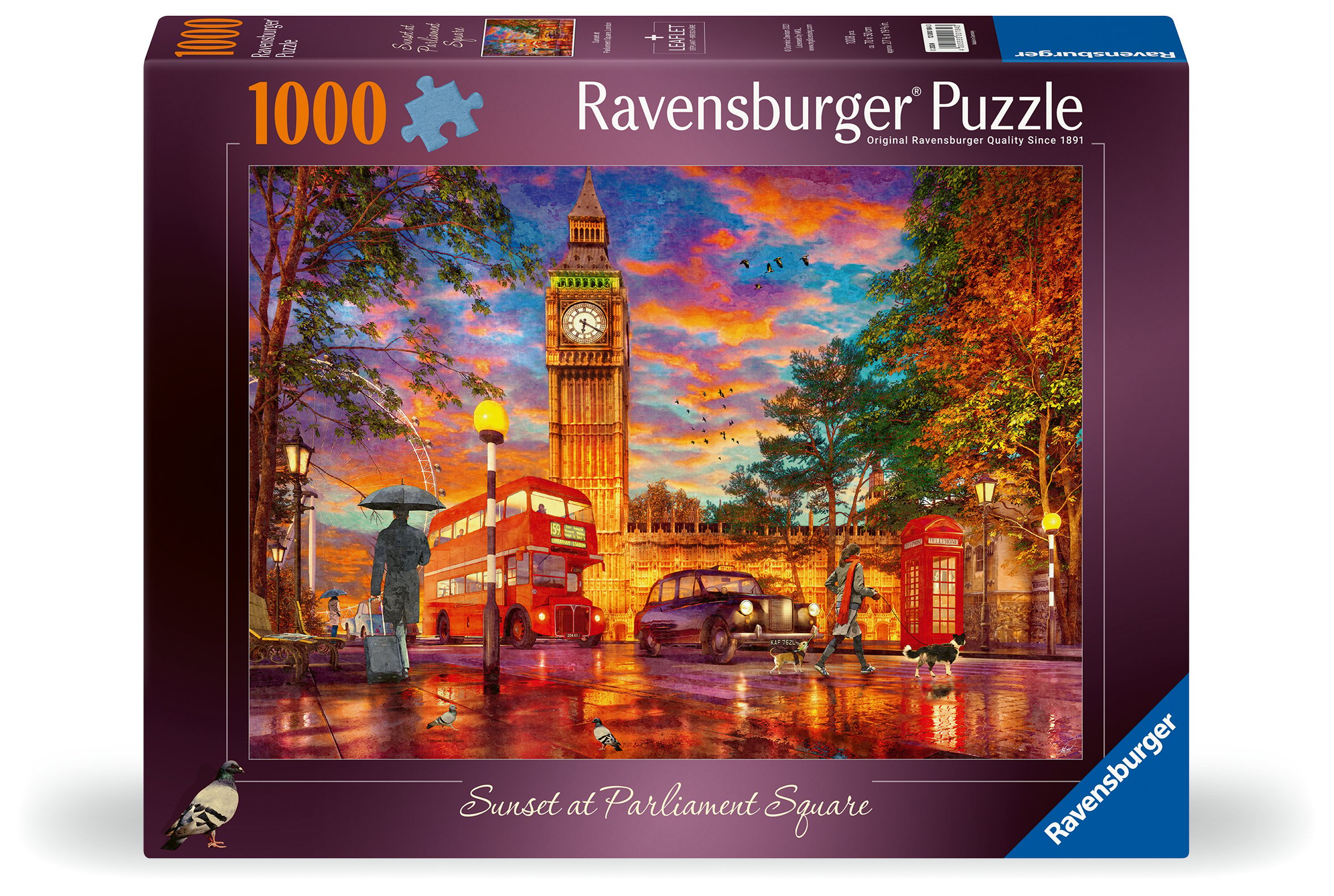Ravensburger - Puzzle Sunset At Parliament Square 1000p (12000184)