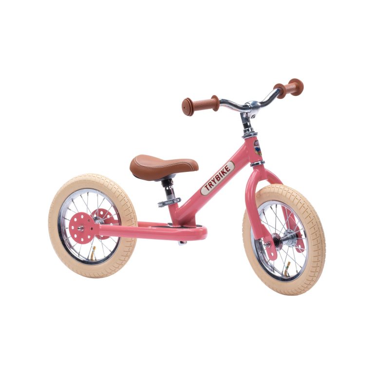 Trybike – 2 wheels steel – Vintage Rose (30TBS-2-PNK-VIN)