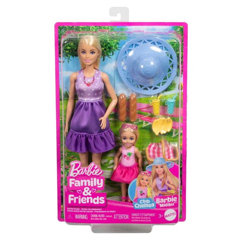 Barbie – Malibu & Chelsea Core Dolls (JBF43)