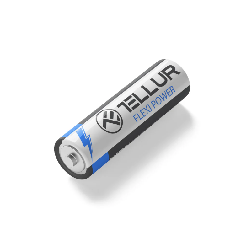 Tellur Flexi Power battery, Super Alkaline, AA LR6, 1.5V, 4 pcs/set