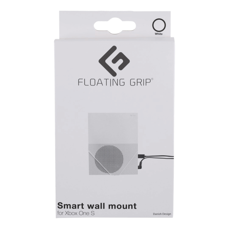 FLOATING GRIP® wall mount for Xbox One S, White