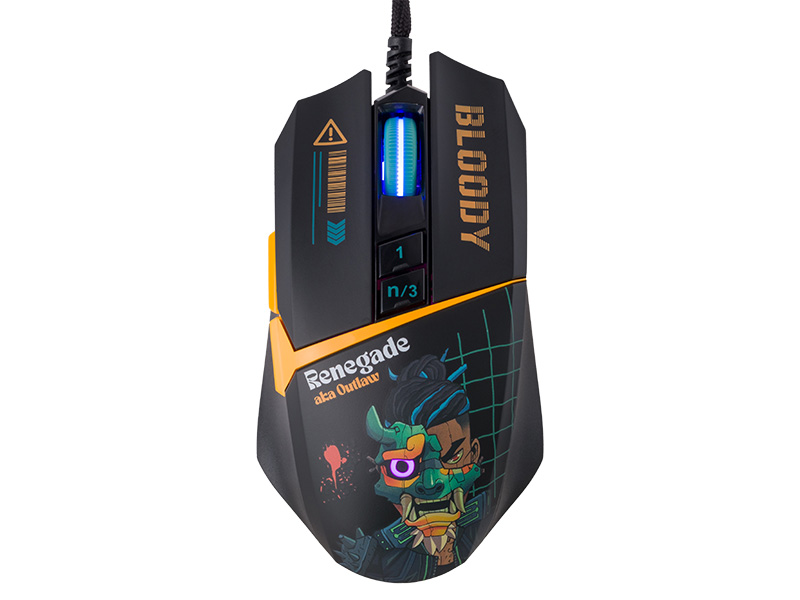 A4Tech 47619 Bloody W63 Max Renegade Midnight USB