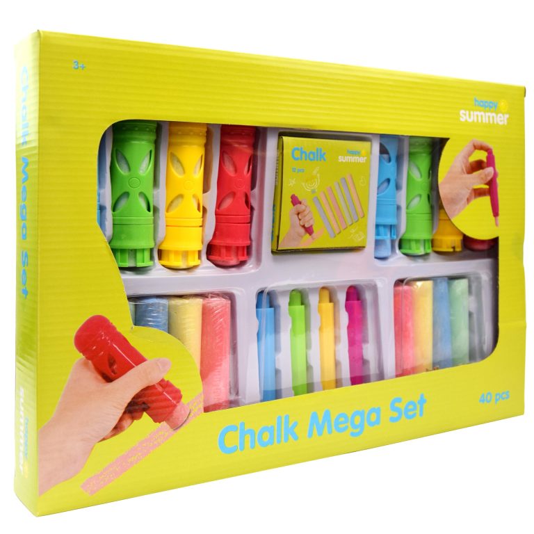 HAPPY SUMMER – Chalk Mega Set 40 pcs. (303202)
