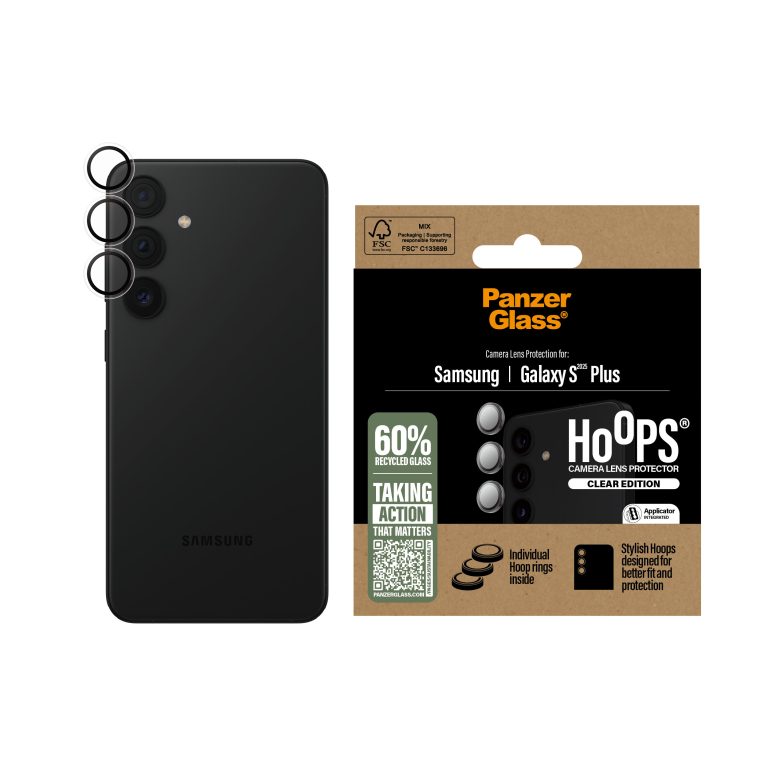 PanzerGlass – Hoops Lens P Galaxy S 2025 Plus, transparent