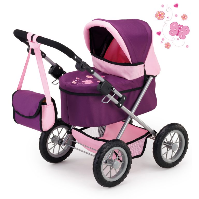 Bayer – Dolls Pram – Trendy – Plum (13057AA)