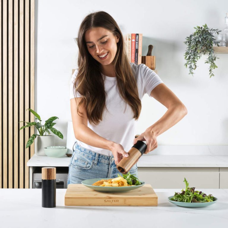 Salter BW12068EU7 Toronto Salt & Pepper Mills Black