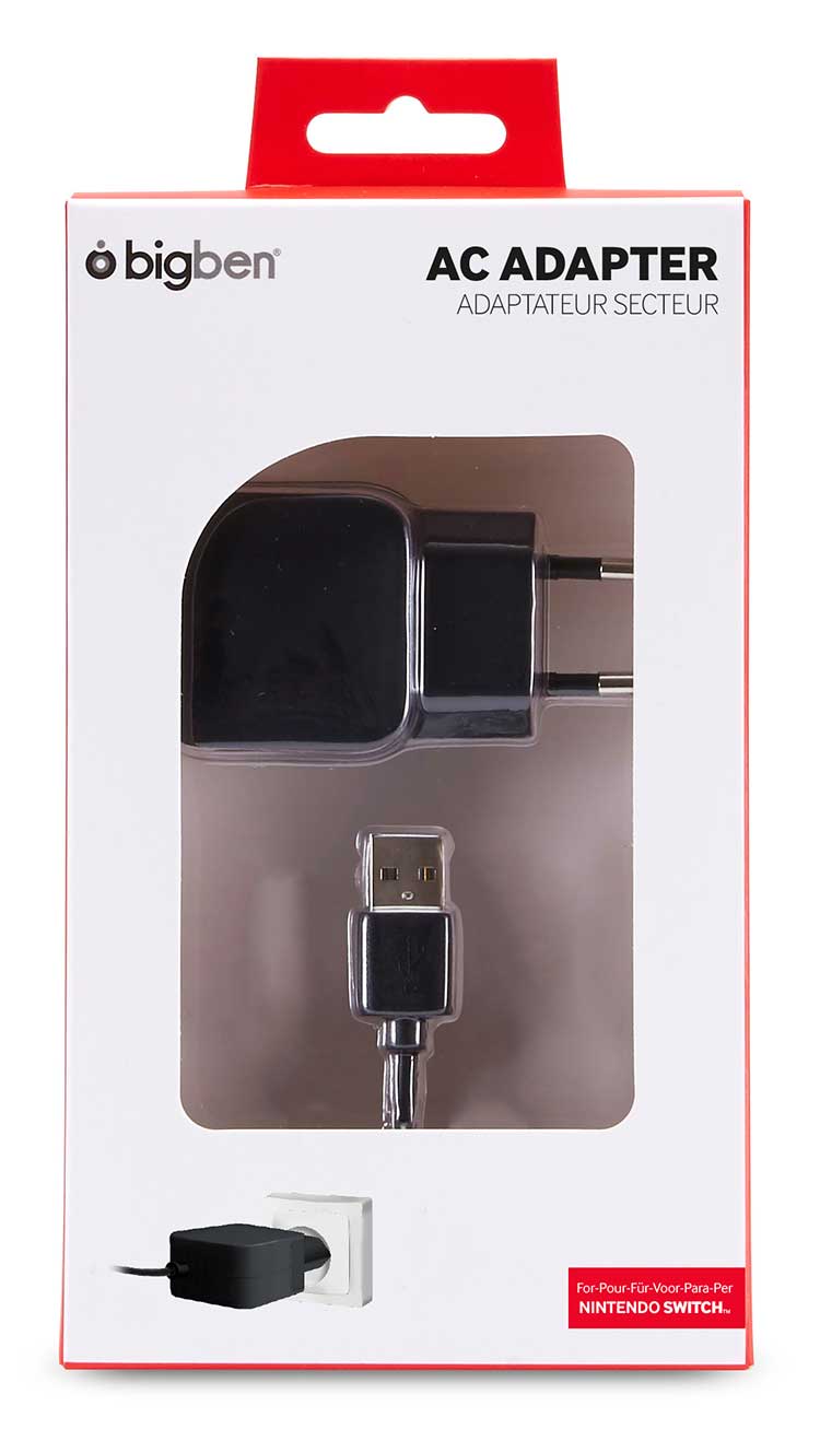 BigBen Interactive Switch AC adaptor - Tilbehør til spillekonsol - Nintendo Switch
