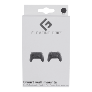 Nintendo Switch Pro Controller wall mount by FLOATING GRIP®, Black