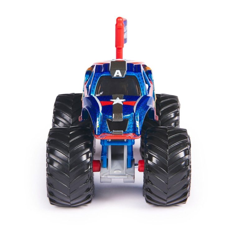 Monster Jam – 1:64 Marvel Single-Captain America (6071333)