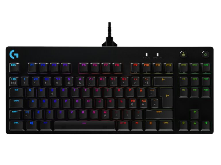 Logitech G PRO Mechanical Gaming Keyboard – BLACK – USB – NORDIC