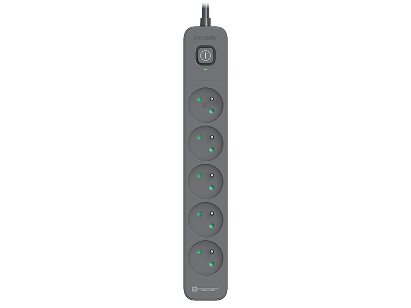 Tracer 47024 Zebra mobile ready 1.5m (5 outlets + 2USB 2,1A)
