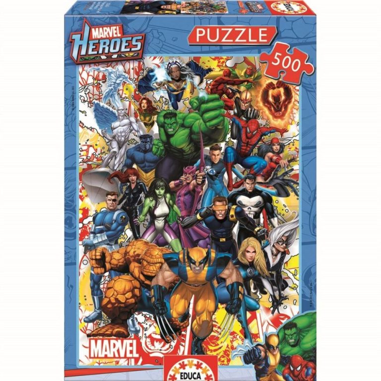 Educa – 500 Marvel Heroes Puzzles (80-15560)