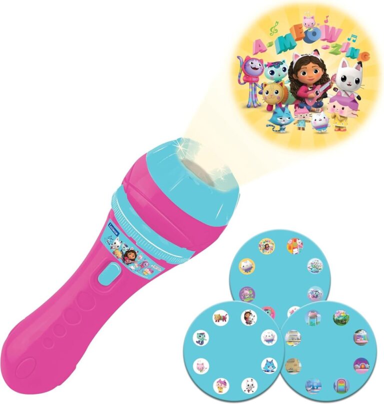 Lexibook – Projector & Flashlight – Gabby’s Dollhouse  (LTC050GDH)