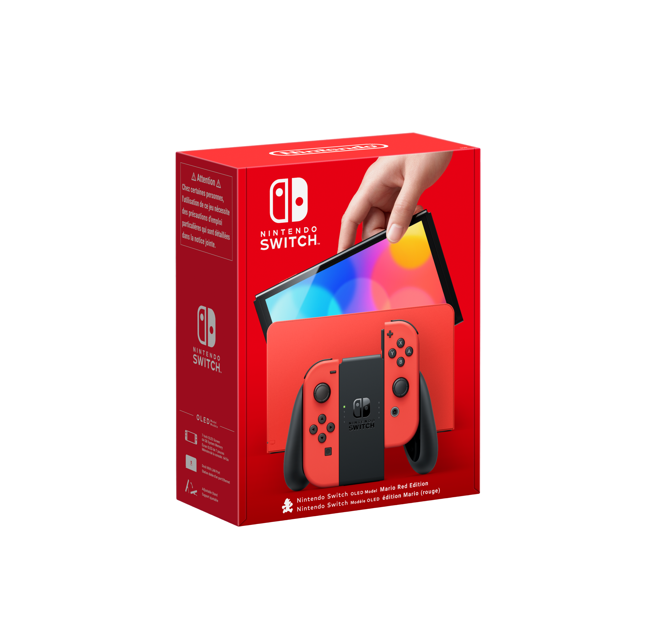 Nintendo Switch – OLED Console Model (Mario Red Edition)