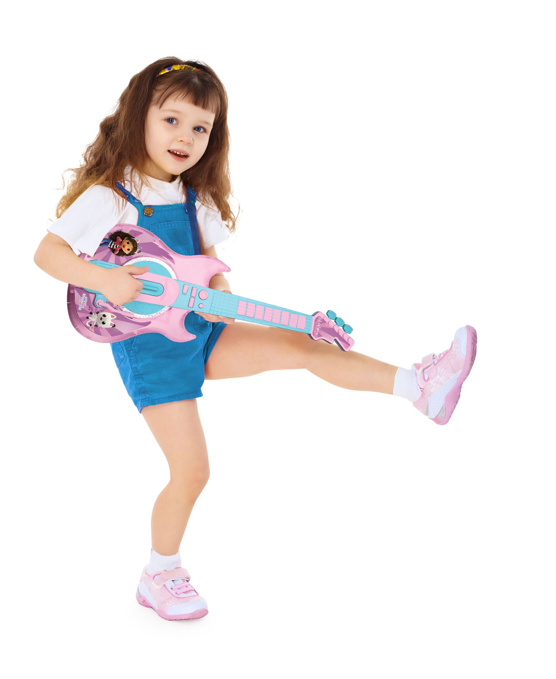 Lexibook - Gabby’s dollhouse Electronic Lighting Guitar with Mic (K260GDH)