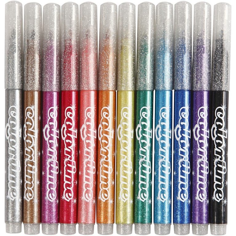 Colortime – Marker 4,2 mm – Glitter – 12 pcs (37371)