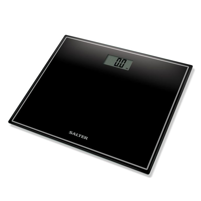 Salter 9207 BCFEU12  Compact Electronic Bathroom Scale – Black