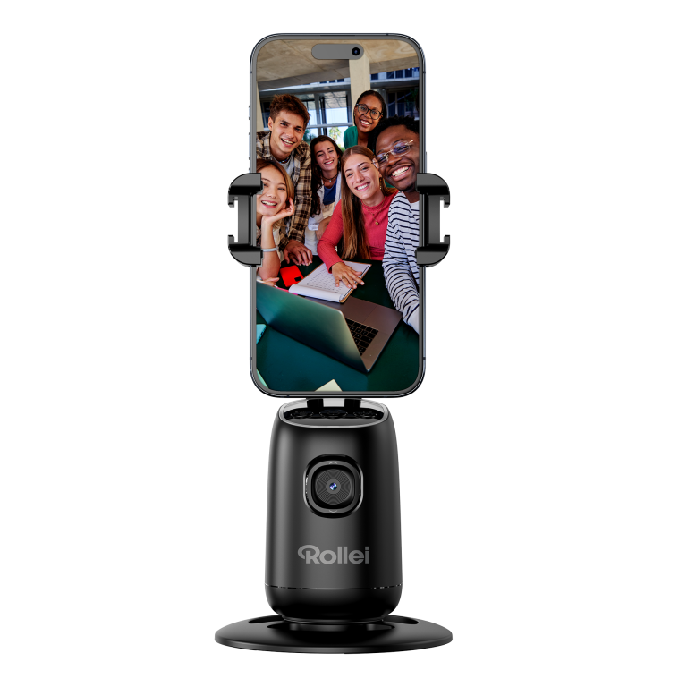 Rollei – Desktop I with AI Tracking I Easy Creator – 9.5 x 9.5 x 13.5 – 18.8 cm