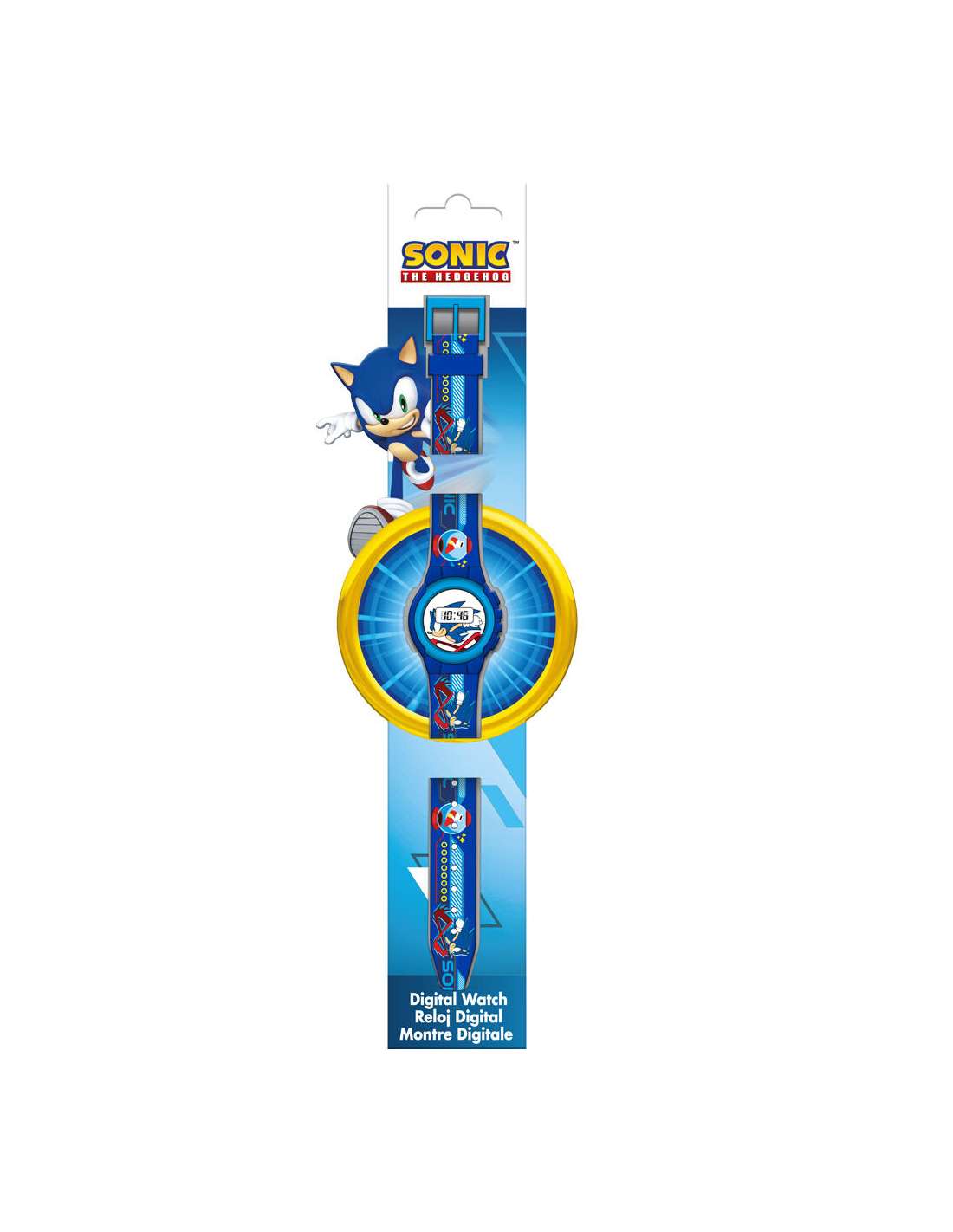 Kids Licensing - Digital Wrist Watch - Sonic (0878311-SNC4316M)