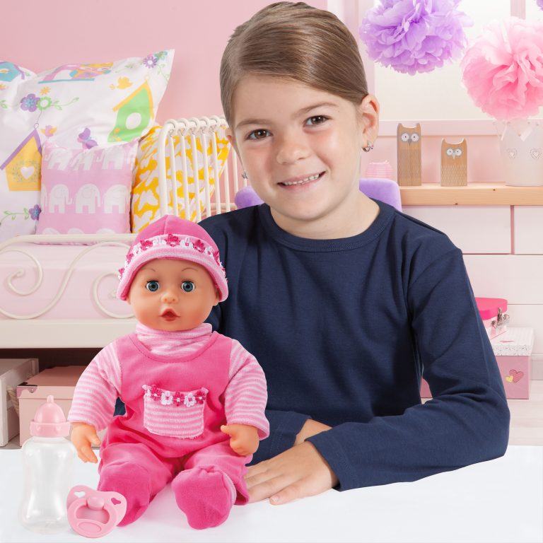 Bayer – Doll – First Words Baby – Pink 38 cm (93825AA)