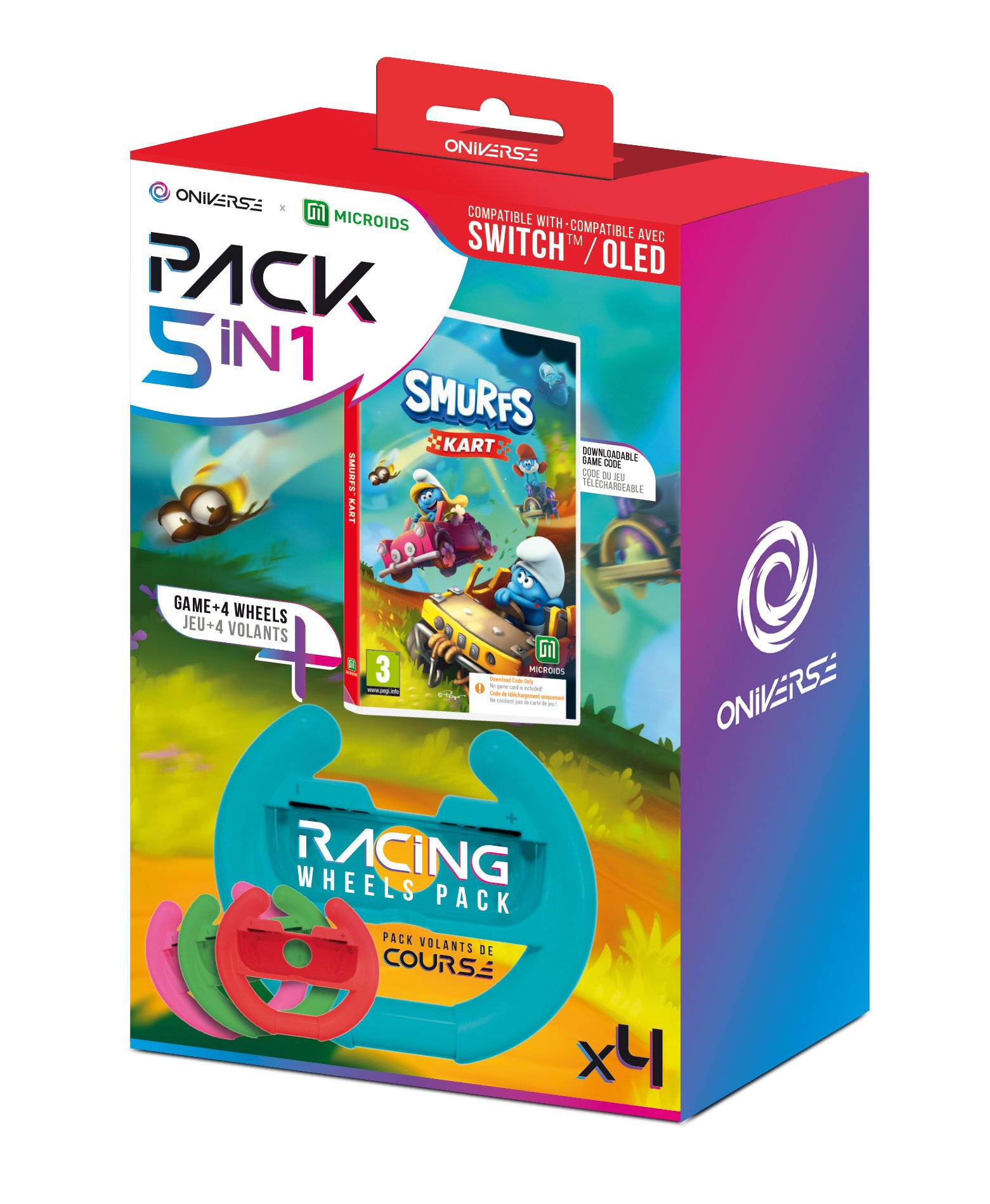 Oniverse 4 wheels + Smurfs Kart (Code in Box)