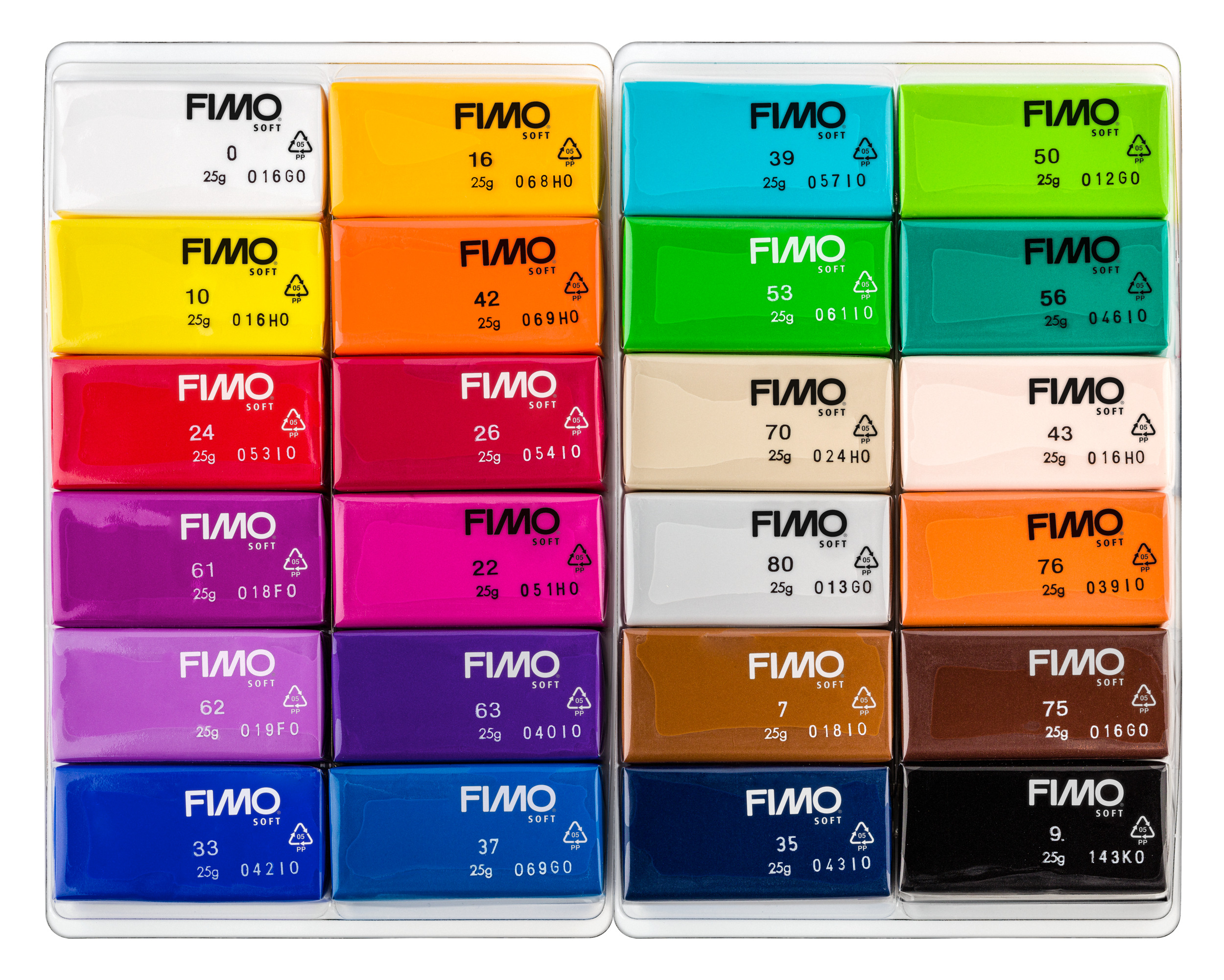 FIMO - Soft Set 24x25g, Basic (8023 C24-1)