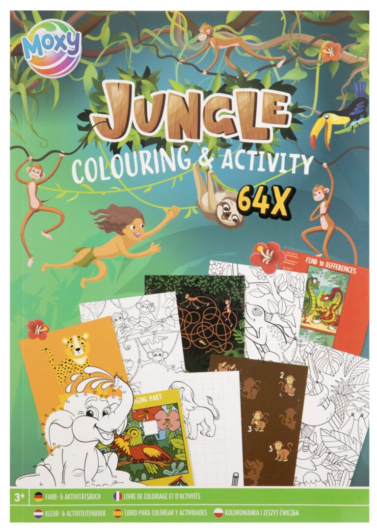 Moxy – Colouring & Activity Book – Jungle (150069)
