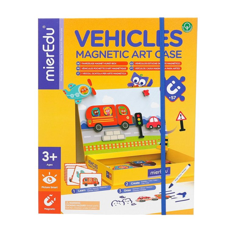 mierEdu – Magnetic Art Case – Vehicles – (ME151)