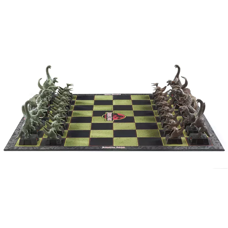 Jurassic park chess set