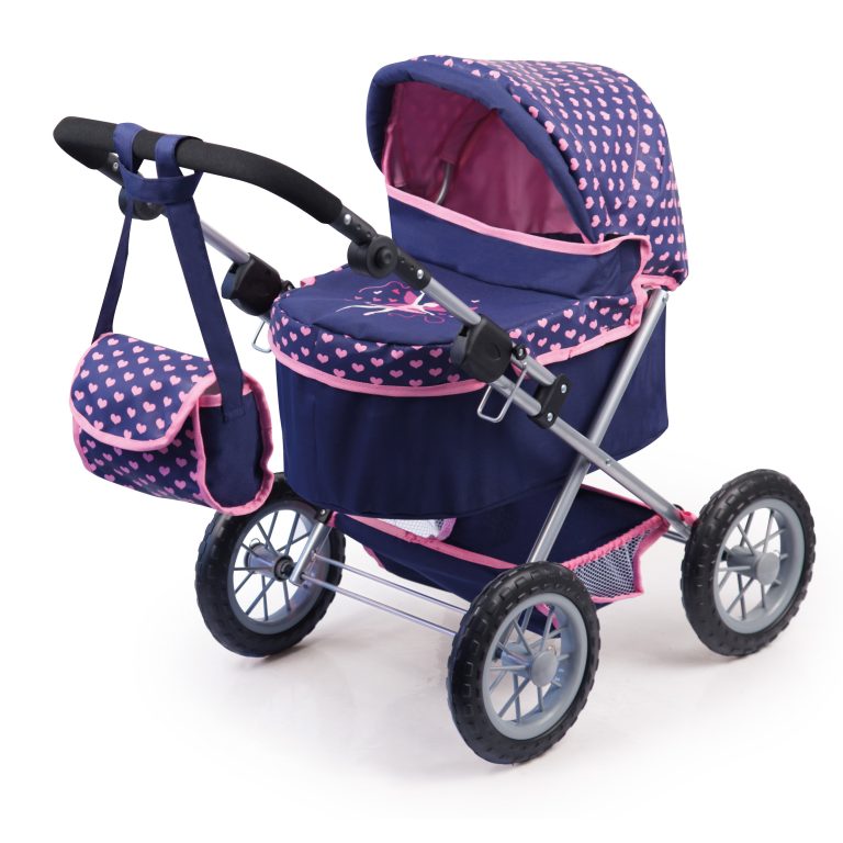 Bayer – Dolls Pram – Trendy – Navy (13052AA)