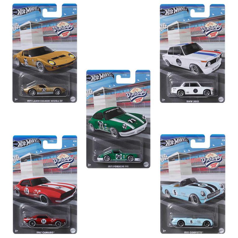 Hot Wheels – Silver Vintage Collection Asst. (HRT81)